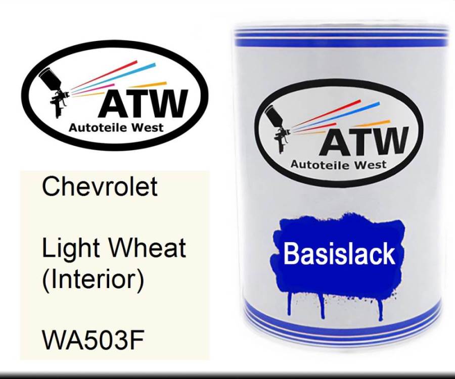 Chevrolet, Light Wheat (Interior), WA503F: 500ml Lackdose, von ATW Autoteile West.